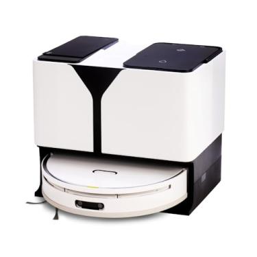 Imagem de iCina Botman4 – Robô Aspirador Inteligente 3 em 1 com Base Autolimpante, 6000Pa, 3hrs de Autonomia, Seco e Molhado, Limpeza de Carpete, Mapeamento LiDAR, Câmera Integrada, Controle por App.