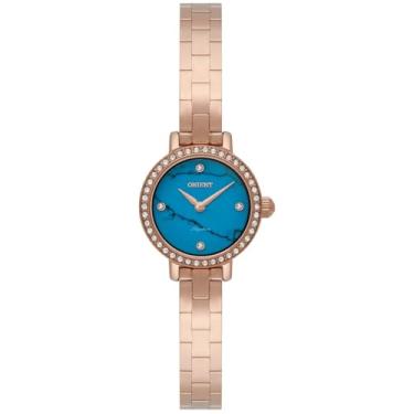 Imagem de RELOGIO ORIENT ANALOGICO AZUL METAL ROSE FRSS0125 D1RX