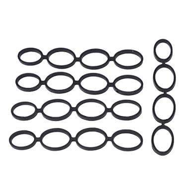 Imagem de SPYMINNPOO Bandas de Resistência para Treinamento de Força, Fortalecedor de Mão de Silicone Com 5 Peças para Guitarra Baixo Banjo Piano, Treinador de Aderência de Velocidade de Dedo para Músicos e Entusiastas de Fitness