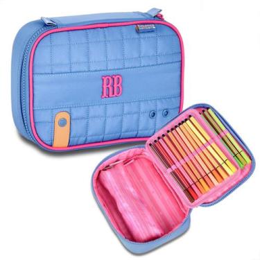 Imagem de Estojo Rebecca Bonbon Oficial Box Com Elástico Escolar - Clio Style, A