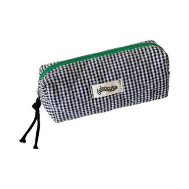 Imagem de Estojo De Lápis Grande Para Meninas Com Design Em Cores Contrastantes 