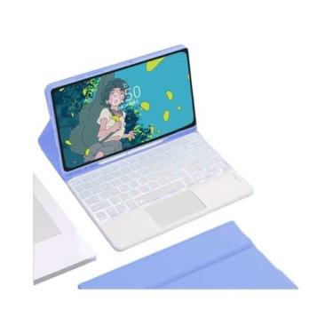 Imagem de Capa Com Teclado Magnético Bluetooth Retroiluminado Destacável Para Sa