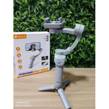 Imagem de Estabilizador Gimbal de Três Eixos ONEX SEL-6830 para Vídeos e Fotos