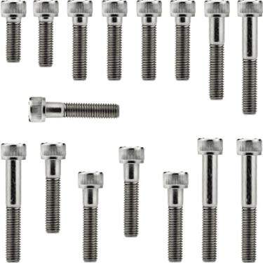 Imagem de Kit parafusos inox tampa motor lateral esquerda+direita Biz100 2013 a 2015 / C100 Nova