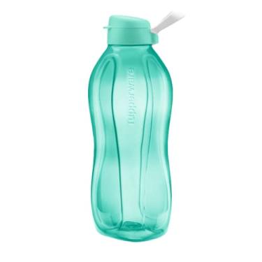 Imagem de Garrafa Tupperware Ecotupper 2L | Com Alça & Bico Fliptop Cor:Verde Mint