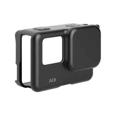 Imagem de Daconovo capa protetora de silicone para câmera esportiva, gaiola com tampa de lente, compatível com acessório de câmera For Insta360 ace