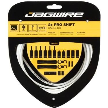 Imagem de Kit Cabos e Conduites Cambio Jagwire Universal Sport Branco-Unissex