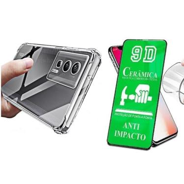 Imagem de Kit Capa Capinha Anti Impacto + Película Ceramica 9D Para Xiaomi Poco F5 Pro