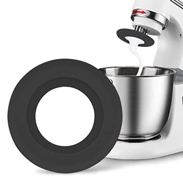 Imagem de Escudo universal de gancho de massa para batedeiras KitchenAid, acessório de proteção contra respingos serve para ganchos tipo C 95 mm, acessórios para lava-louças (preto)