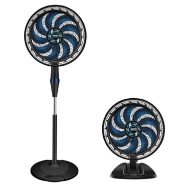 Imagem de Ventilador de Coluna Arno X-TREME 9 40cm 2 em 1 VE9M, 160W. Coluna ou Mesa, 9 Pás, 3 Velocidades, Oscilação 80º, Altura Ajustável de até 1,5m, Modo Sono Tranquilo, 110V