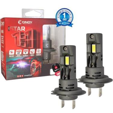 Imagem de Lâmpada Super Led Mini Cinoy Star 6000k H7 30w 6000lm