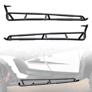 Imagem de SLORIMOD Nerf Bars Rock Sliders para Polaris RZR XP 4 1000, barras nerf de perfil baixo de aço para Polaris RZR XP 1000 4 2024 acessórios (4 lugares)