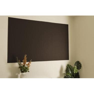 Imagem de Cortina Blackout Painel 2,15x1,35 PVC Liso Com Fecho Auto Contato - Fe