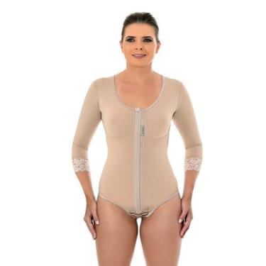 Imagem de Cinta Cirúrgica Modelador Body C/Mangas Emana 2015 - Mabella, Preto, G