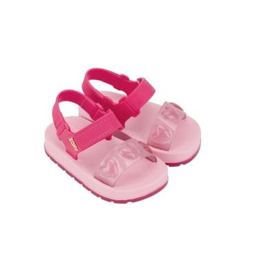 Imagem de Sandália Infantil Zaxy Nina Moderninha Love Rosa 24