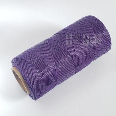 Imagem de Cordão Fio Encerado Cordone 1mm 100gr Linhasita Roxo