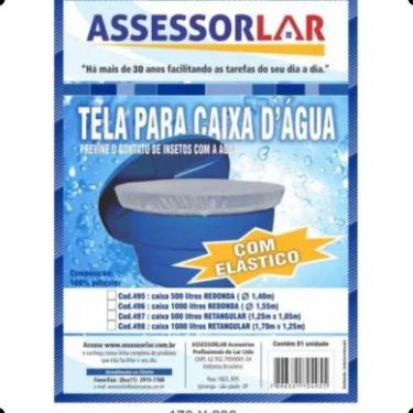 Imagem de Tela Mosquiteiro Caixa D'agua Retangular 1000l Assessorlar