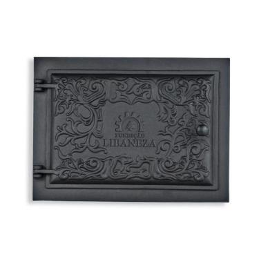 Imagem de Porta Forno Ferro Fundido 28,5x33,5cm - Modelo Libaneza P