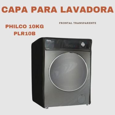 Imagem de CAPA PARA LAVADORA FRONTAL PHILCO 10kg PLR10B TRANSPARENTE FLEX - Capa