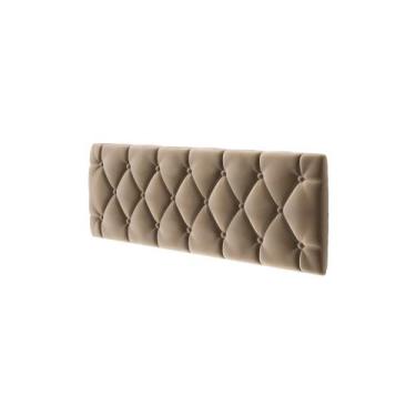 Imagem de Cabeceira Estofada Cama Box Solteiro 90 cm Paris - Magazine L, Bege