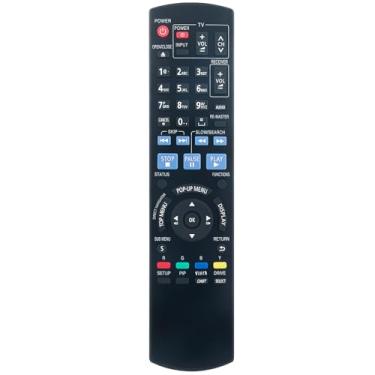 Imagem de Controle remoto de substituição N2QAYB000378 compatível com o leitor de Blu-ray Panasonic DMP-BD601K DMP-BD80 DMP-BD60K DMP-BD605 DMP-BD605K DMP-BD601 DMP-BD80K DMP-BD60