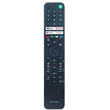 Imagem de Controle remoto de voz de substituição RMFTX520P compatível com Sony LED TV KD-75X80J KD-43X85J KD-50X85J KD-85X85J XR-50X90J XR-65X95J XR-75X90J XR-75X95J XR-85X95J XR-85Z9J KD-55X 75K KD-65X75K