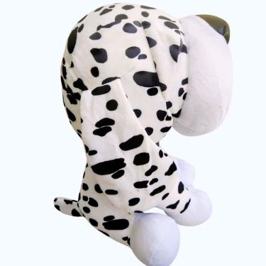 Imagem de Brinquedo Pelucia Cachorrinho Malhado 30cm para Criança Presente Decoração