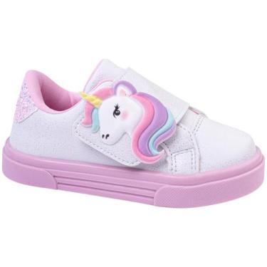 Imagem de Tênis Infantil para Menina Unicórnio Confort Segurança que Sua Filha M