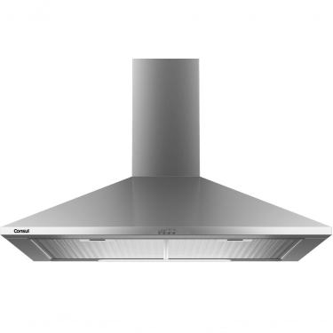 Imagem de Coifa de Parede 60cm Inox Piramidal 4 Bocas com Duplo Filtro Consul 110V