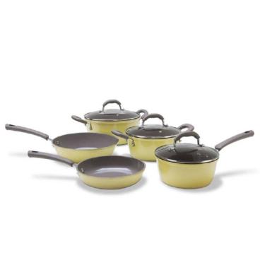 Imagem de Conjunto Panelas 5 Peças Ceramic Life Select Brinox Pistache