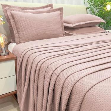 Imagem de Cama Posta King Size Seline Colcha Luxo 200 Fios Bordado 3 - De Luca E