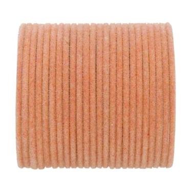 Imagem de Efulgenz Pulseiras indianas para mulheres, conjunto de pulseiras indianas Bollywood de metal liso de veludo, pulseiras de noiva, casamento, moda bijuteria para mulheres (24 peças), 2-4, Metal, Sem