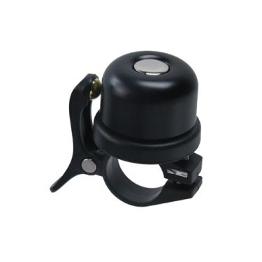 Imagem de Pastlla Sino de bicicleta clássico de som alto, sino de bicicleta de estrada de montanha, equipamento localizador de instalação de suporte para 21-23 mm de diâmetro do guidão, preto