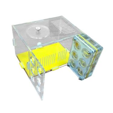 Imagem de predolo Casa de s, de acrílico, fazenda, vila compacta, transparente, brinquedos engraçados, caixa de de casa de umidade, gaiola de, 1.8cm