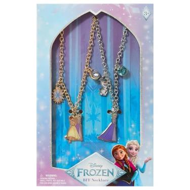 Imagem de LUV HER Conjunto de colar Frozen BFF, presente de amizade para meninas Ana e Elsa para maiores de 3 anos