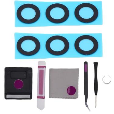 Imagem de Yunseity Lente da Câmera Traseira Substituição de Vidro para Z Flip 6, 2pcs Lente de Câmera Traseira Vidro Com Ferramentas de Reparo Adesivo pré -instaladas, Criadas Com Vidro Premium