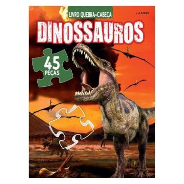 Imagem de Dinossauros Livro De Quebra-Cabeça