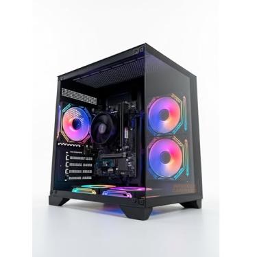 Imagem de PC Gamer Aquário Branco Ryzen 5 5600GT Vega 7 | 16GB DDR4 | SSD NVMe 512GB | Windows 11 Pro Original | Gabinete com 5 Fans LED (AQUARIO PRETO)