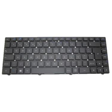 Imagem de Teclado para notebook para CCE WIN D45P D45P+ D535B+ D535P D545B Brasil BR Preto SEM Moldura Novo