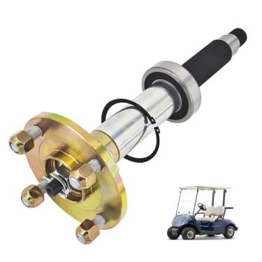 Imagem de Sowyre Conjunto de eixo traseiro compatível com carrinho de golfe elétrico Yamaha G29 2007-2016, substitui JW2-G6520-01 JW2-G6520-00