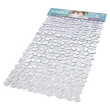 Imagem de Atlas - Tapete para Banheiro com Sistema Antiderrapante de Fixação por Ventosa, Tamanho 70x38cm ,Cor Cristal