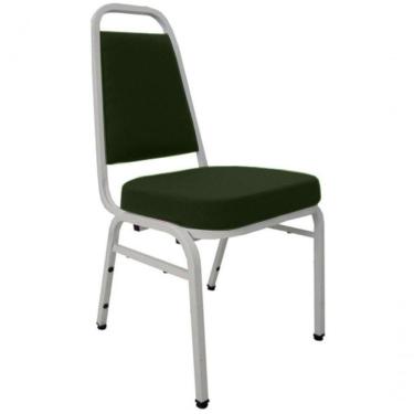 Imagem de Cadeira Empilhável Para Auditórios Linha Hotel Plus Verde