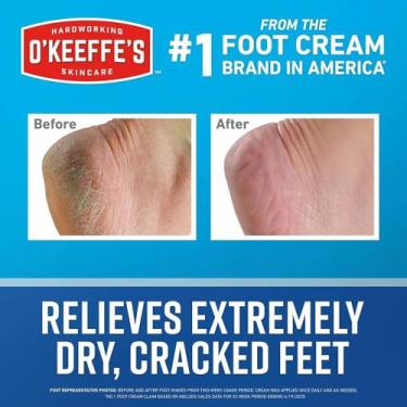 Imagem de creme para pés HEALTHY FEET okeffers - o'keffers