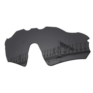 Imagem de Well-aimed Lentes de reposição polarizadas de 1,5 mm para óculos de sol Oakley Radar EV Path OO9208, antiarranhões, resistente a impactos, Preto polarizado - 1,5 mm, One Size