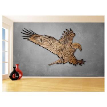 Imagem de Papel De Parede 3D Animais Pop Art Águia Voando 3,5M Pxa260 - Você Dec