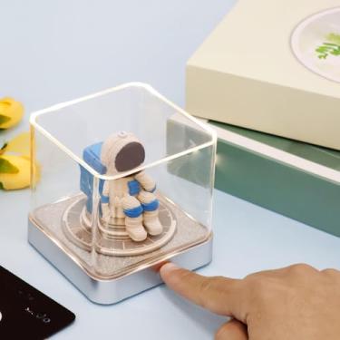 Imagem de Bloco de notas de calendário de arte 3D 2026, calendário de mesa de arte 3D 2026 com luz LED de Natal, criativo, rasgo, calendário de mesa, bloco de notas 3D, bloco de notas antiaderente, para