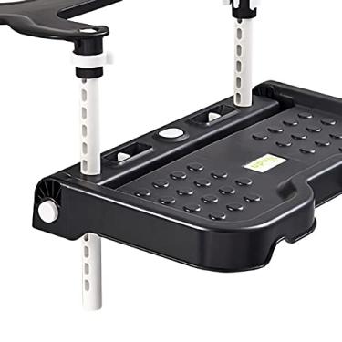 Imagem de ZJchao Suporte de Apoio para Os Pés Criança Dobrável Assento de Segurança do Carro Infantil Apoio para Os Pés Pedal Apoio para Bebês Crianças Suporte de Apoio para Os Pés de Plástico (Preta)