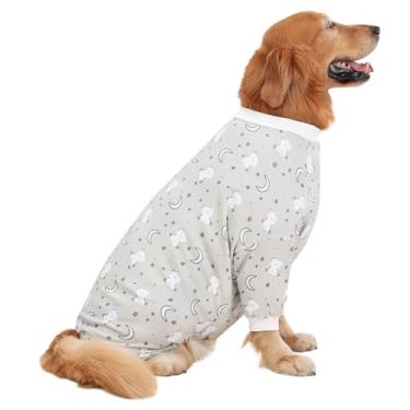 Imagem de HDE Pijama de cachorro macacão leve para cães M-3GG Dogs Goodnight Polar Bears - 2GG