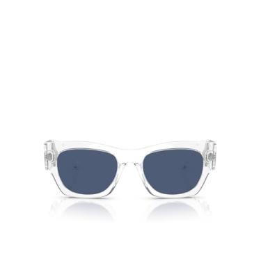 Imagem de Versace Óculos de sol masculino armação preta, lentes cinza escuro, 52 mm, Azul cristal, 52/19/140