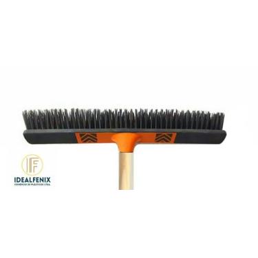 Imagem de Vassourão 60 Cm Dobro de Cerdas Cabo Grosso 1,40m Gari - Prefeitura - 